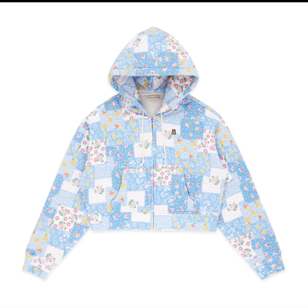 TEDDY FRESH - Women's quilted zip hoodie 2XL